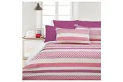 Accessorize 300TC Hyatt Pink Quilt Cover Set DOUBLE