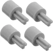 DIY Toy Car Wheel Connectors 4pcs Motor Adapter for Cross Shaft Robot Parts Intelligent Vehicle Accessory Grey