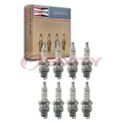 8 pc Champion Copper Plus Spark Plugs for 1948-1952 Ford F1 3.9L V8 Ignition fk