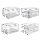 Storage Box Tray Containers Kitchen Refrigerator Eggs Transparent Box