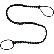 Rip Tie 3mm Tangle Free Hair Tie, Black, Single