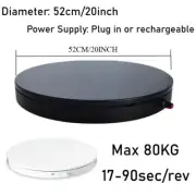 52CM New 360° Rotating Photography Show Holder Electric Turntable Display Stand