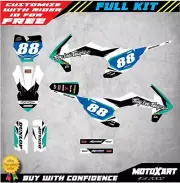 Full Graphics, custom kit stickers fits KTM 50 2016 - 2018 models BULLET STYLE.