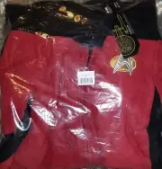 Star Trek Underboss Cosplay Captain Picard Union Suit Fleece Bodysuit Size Small