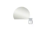 Thermogroup Ablaze Hamilton Mirror D Shape (Hangers) 1200x900mm HD1290HN