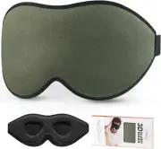 Sleep Mask for Men Side Sleeper, Sleeping Women Light Blocking, 3D Contoured Cup