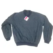 Golf Windbreaker Men's Medium Plaid Wind Waterproof Bruce Clark Scotland V-Neck