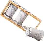 OKUMEYR 1Pc Ceramic Cutlery Canister with Chopstick Drain Rack Marble Design Storage Organizer for Kitchen Tableware Stylish Utensil Holder for Spoon Fork and Chopsticks