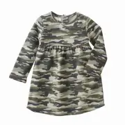 NEW Mud Pie Girls Camouflage Print Camo Casual Dress
