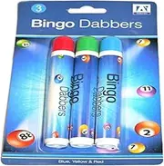 Anker International Stationary Bingo Dabber Pen (Pack of 3),Red