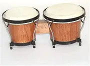 Home Wooden Drum, Early Education Educational Toy Children's Beat Drum One-Piece Drum Percussion Instrument Outdoor Gift (Color : Color2)