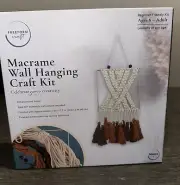 New Freeform Craft Macrame Wall Hanging Craft Kit Beginner Friendly Art Decor