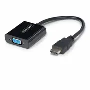 StarTech.com HDMI to VGA Adapter, Active Video Converter For Laptop/Desktop, 1920x1080 (1080p), HDMI Source to VGA Monitor/Display - HDMI to VGA an a