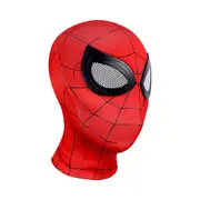 Halloween Party Props Spider Gwen Stacy Lycra Zentai Cosplay Mask Fancy Dress Headgear Gifts, Iron Spider