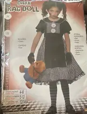 Child Dark Rag Doll Kids Costume