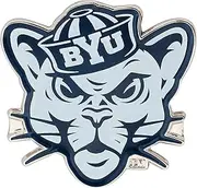 Desert Cactus Brigham Young University Lapel Pins Cougars BYU Cougs Logo Enamel Made of Metal (Pin A), Bronze, no gemstone