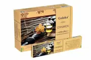 Goloka Aroma Cinnamon series collection incense sticks- 6 boxes of 15 gms (Total