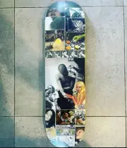 F*cking Awesome Dylan Rieder Collage Skateboad Deck Rare FA Size 8.25