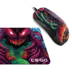 STEELSERIES RIVAL 300 HYPER BEAST 電競滑鼠 QCK+ 鼠墊