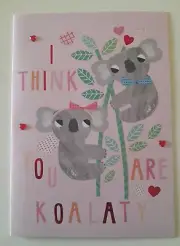 " I Think Your Koalaty" Koala Bear Anniverary Greeting Card