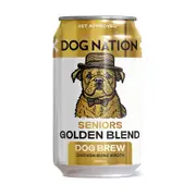 Dog Nation Dog Beer Chicken Bone Broth Senior Dog Treats - 355ml