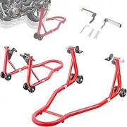 Motocycle Stand, Front Rear Combo Stand Lift Stand,Front Rear Wheel Lift Swingarm Paddock Stands U+L