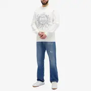 Golden Goose Crest Embroidery Crew Sweat