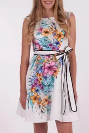 Allocution Slv/Less Dress With Belt--REN-S310408
