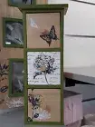 Wooden Butterfly Draws Jewellery Trinket Storage Box Home Office Home Decor