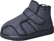 [Letuwj] Flat Shoes mid-top Cotton Shoes Fat Swollen feet Thick Instep can be Worn