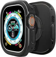 Caseology by SPIGEN Vault Case Designed for Apple Watch Ultra/2 49mm Soft Slim Cover - Black
