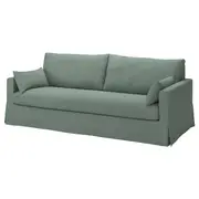 HYLTARP 3-seat sofa, Hemmesta grey-green
