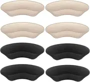 Premium Heel Pads Inserts Grips, Back of Heel Protectors Cushions Liner Prevent Too Big Shoe From Slipping, Blisters, Filler for Loose Fit for Men Women, Multicolor