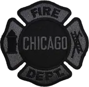 CHICAGO FIRE DEPARTMENT MALTESE PATCH: Subdued