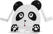 Parliky Animal Reading Book Stand for Portable Metal Book Display Stand Cute Panda Design for Reading Recipes Notebooks for Home School Travel