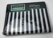 Westpoint Pepperell One Full Flat Sheet Black/White