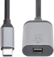 ChenYang CY 4K 2K 60hz USB-C Type C Male to Mini DP Displayport Female Cable Adapter for Tablet & Phone & Laptop
