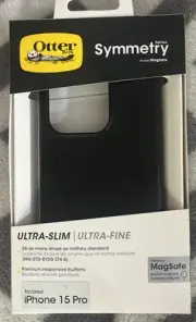 OtterBox Apple iPhone 15 Pro Symmetry Series Case W Magsafe - Black