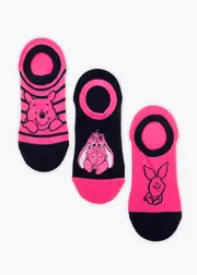 [Taking Shape] Taking Shape 3pk Winnie The Pooh Socks in Multi - Women's Accessories Multi