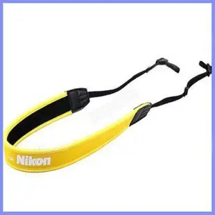 Nikon黃底白字背帶 相機專用 減壓背帶 (3.6折)