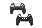 Silicone Protective Case for Sony Play Station PS5 Controller Skin Protective Case-Black