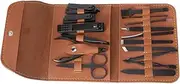 Beatifufu 16-piece Nail Care Tool Set Complete Nail Cutting Kit Ergonomic Design for Home Use