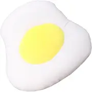 PERSELOSO 1pc Poached Egg Cushion Plush Throw Pillow for Home Car Decoration Cute Yellow Soft Unique Sofa Accent for Parties Desks and Living Rooms