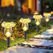 Solar Lights Outdoor, 8 Pack Pathway Warm White-8Pack