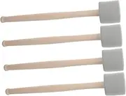 minkissy 2Pairs Foam Head Drum Mallets Lightweight Percussion Sticks with Non Slip Handle for Beginners and Professionals for Practice and Performance