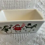 Nantucket Mini Bread Loaf Baking Pan Penguin Gifts Christmas 5.5” X 2 3/8” NEW