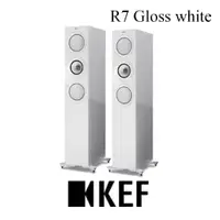 在飛比找PChome商店街優惠-英國 KEF R7 Gloss white 中型三路分音座地