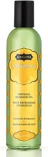 Kama Sutra Naturals Massage Oil, Coconut Pineapple, 8 Ounce