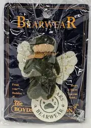 Boyds Bear Retired TF Wuzzie's FROG Bearwear Plush Pin NEW