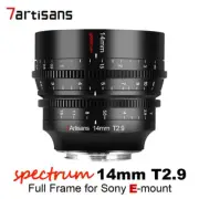 7artisans 14mm T2.9 Full Frame Ultra Wide Angle MF Cinema Lens for Sony E-mount